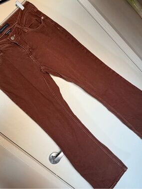 Aeropostale brown low rise flare pants